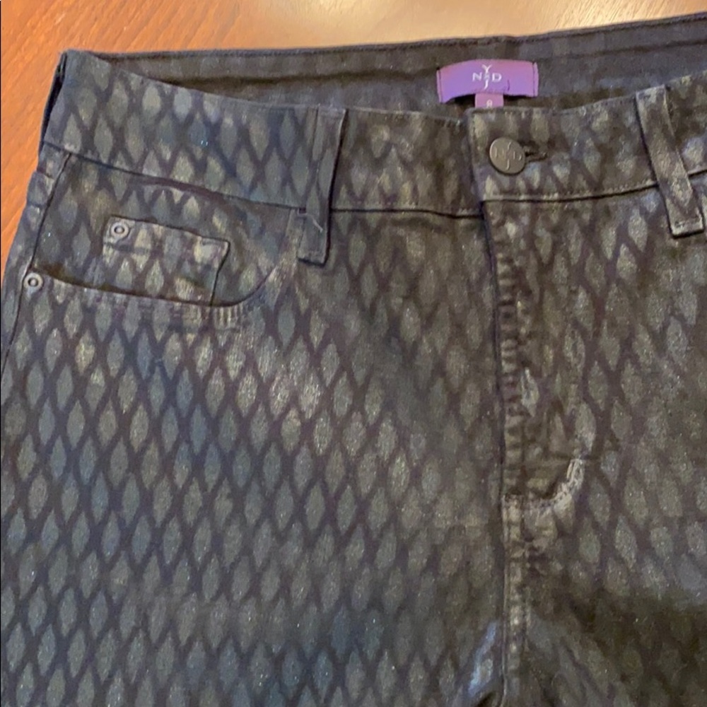 NYJD Sheri Black Diamond Shimmer Jeans